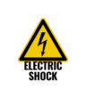 black and yellow simple minimalist caution electric fence warning poster (1)